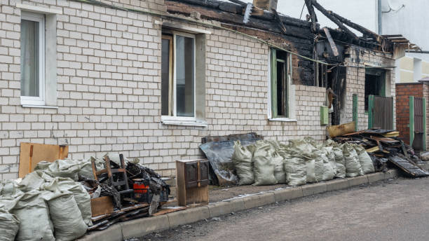Professional Fire Damage Removal technician working in Savage, MN